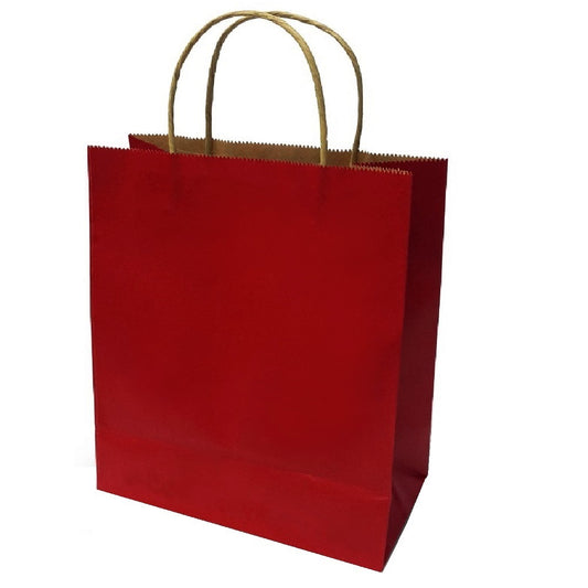 Sacose Hartie, 32x12x41 cm, 100 Buc/Bax, Bordo, Sacosa Cadou cu Maner, Plasa Hartie, Sacosa Hartie Kraft Natur, Ambalaj Cadou cu Maner, Sacosa Unicolor