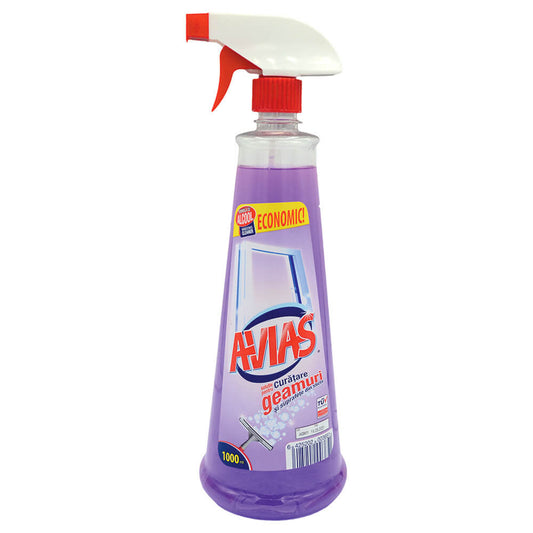 Solutie Spray Geamuri AVIAS, 750 ml, Mov, Pulverizator pentru Geamuri si Sticla, Solutie Curatat Geamuri, Detergent de Geamuri, Solutie Spalat Geamuri, Detergent pentru Sticla, Produse Curatat Geamuri, Solutii Spray pentru Geamuri si Sticla
