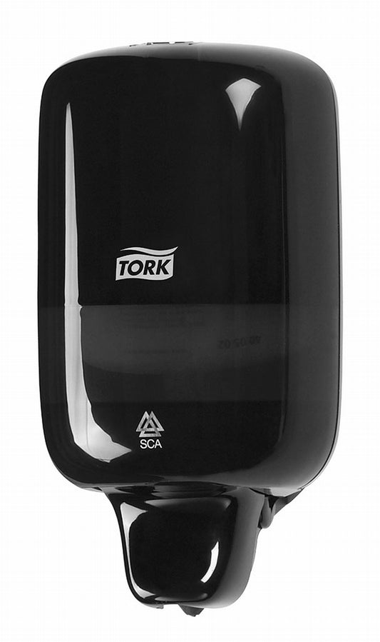 Dispencer Sapun Lichid Tork , Mare (11,2*10,5*18,8 Cm) - Negru