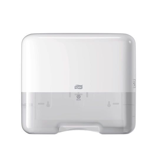 Dispenser Tork Singlefold/c-fold Mini, Pentru Servetele V, 291x332x135mm - Alb