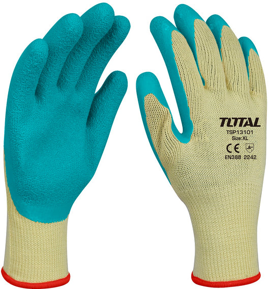 Total - Manusi De Protectie - Latex + Textil - Xl