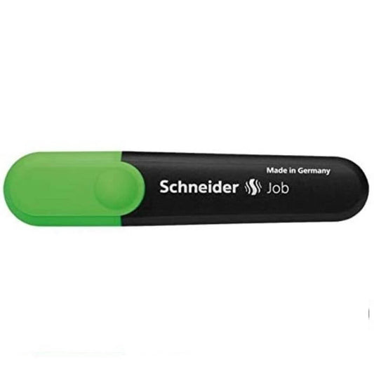 Textmarker Evidentiator SCHNEIDER Job, Varf Tesit de 1-5 mm, Culoare Verde, Textmarkere Evidentiatoare SCHNEIDER Job, Textmarker Fluorescent, Marker Evidentiator, Markere pentru Subliniere Text, Markere pentru Subliniere