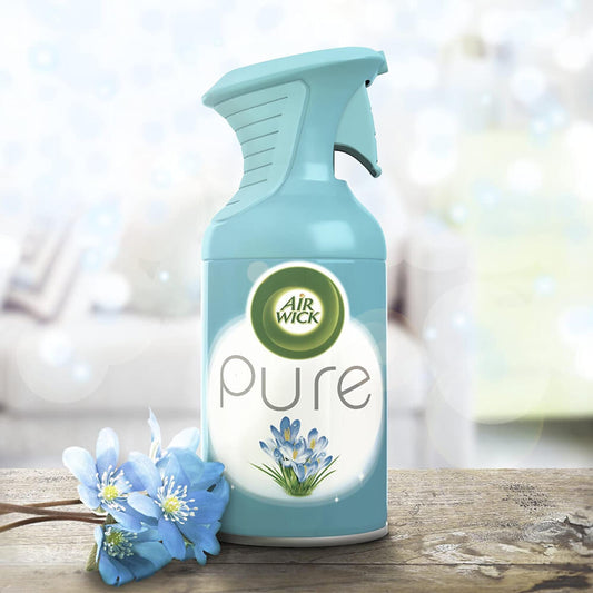 Odorizant Camera AIR WICK Pure Spring Delight, Cantitate 250 ml, Parfum Floral, Odorizant pentru Camera AIR WICK, Odorizant Spray, Odorizant Parfumat, Odorizant Pafrum Floral, Odorizante Parfumate de Camera