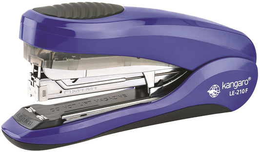 Capsator Less Effort, 40 Coli, Capse 24/6, 24/8, 26/6, 26/8, Full Strip, Kangaro Le-210f - Albastru