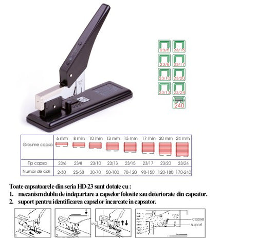 Capsator Profesional, 240 Coli, Metalic, Turikan Hd 23s-24