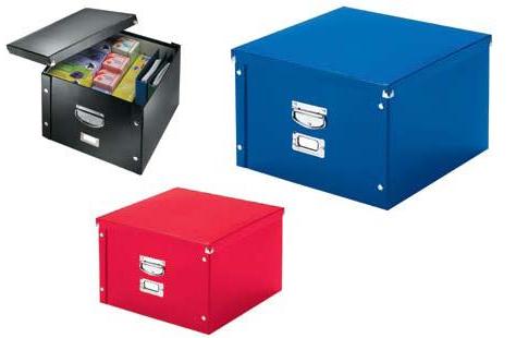 Cutie Arhivare 290 X 190 X 290 Mm, Leitz Snap-n-store - Negru