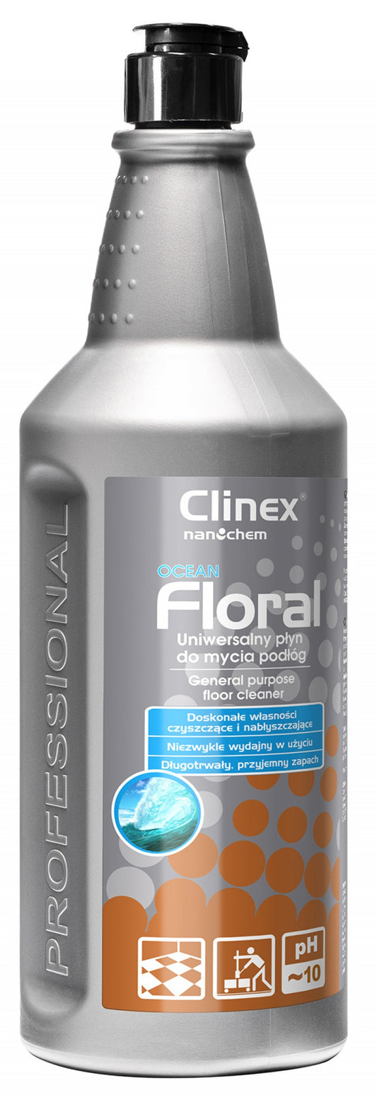 Clinex Floral Ocean, 1 Litru, Detergent Lichid Pentru Curatarea Pardoselilor