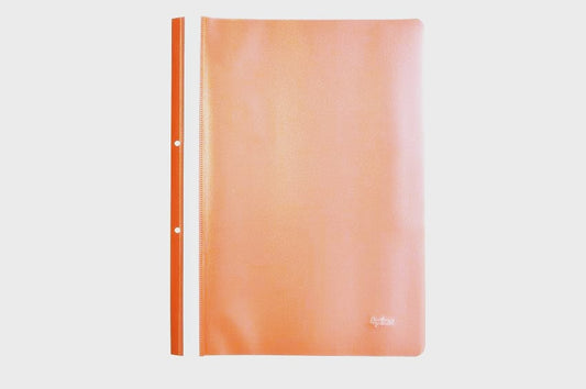 Dosar Plastic Pp Cu Sina, Cu Gauri, Grosime 120/180 Microni, 10 Buc/set, Optima - Orange