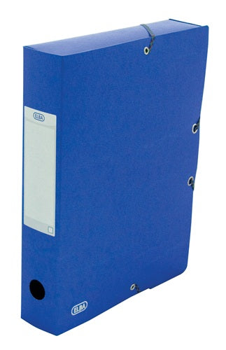 Mapa Carton 600g/mp, Cu Elastic, 60mm Latime, Elba Eurofolio - Albastru