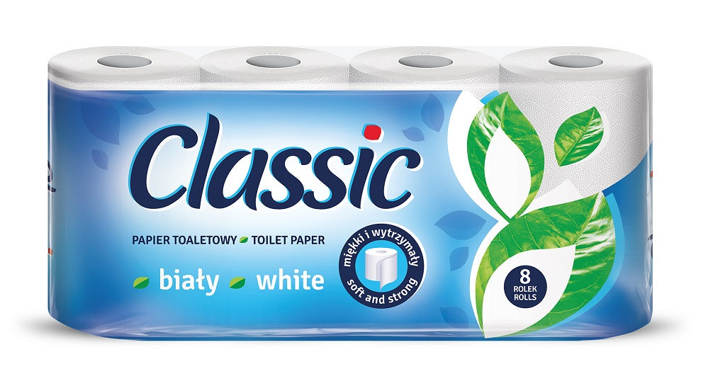 Hartie Igienica Alba, 2 Straturi, 144 De Portii, 8 Role/bax, Velvet Classic