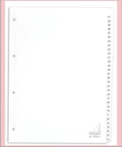 Index Carton Numeric 31-1, Kangaro