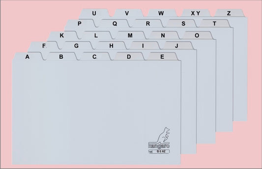 Index Plastic Alfabetic A4 - Landscape, A-z, Kangaro
