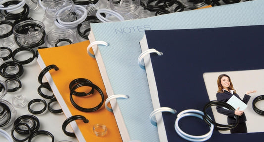 Inele Plastic Pentru Legat, 15 Mm, 300buc/cut, Opus Easyring - Transparent