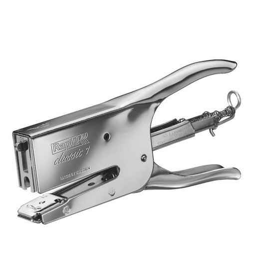 Capsator Hartie Tip Cleste Rapid K1, Capse 24/6, 50 Coli, Metal, Argintiu, Capsator Tip Cleste, Capsator Cleste, Capsator pentru Hartie, Capsator de Hartie, Capsatoare Hartie, Capsatoare Birou, Capsatoare de Hartie, Capsatoare 50 Coli