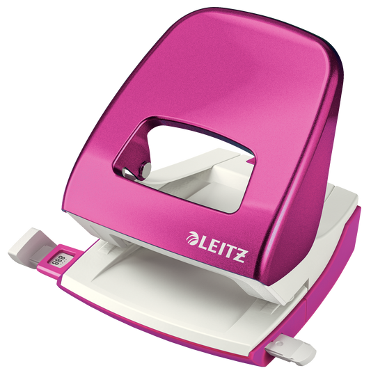 Perforator Metalic Leitz Wow 5008 Nexxt Series, 30 Coli, Roz