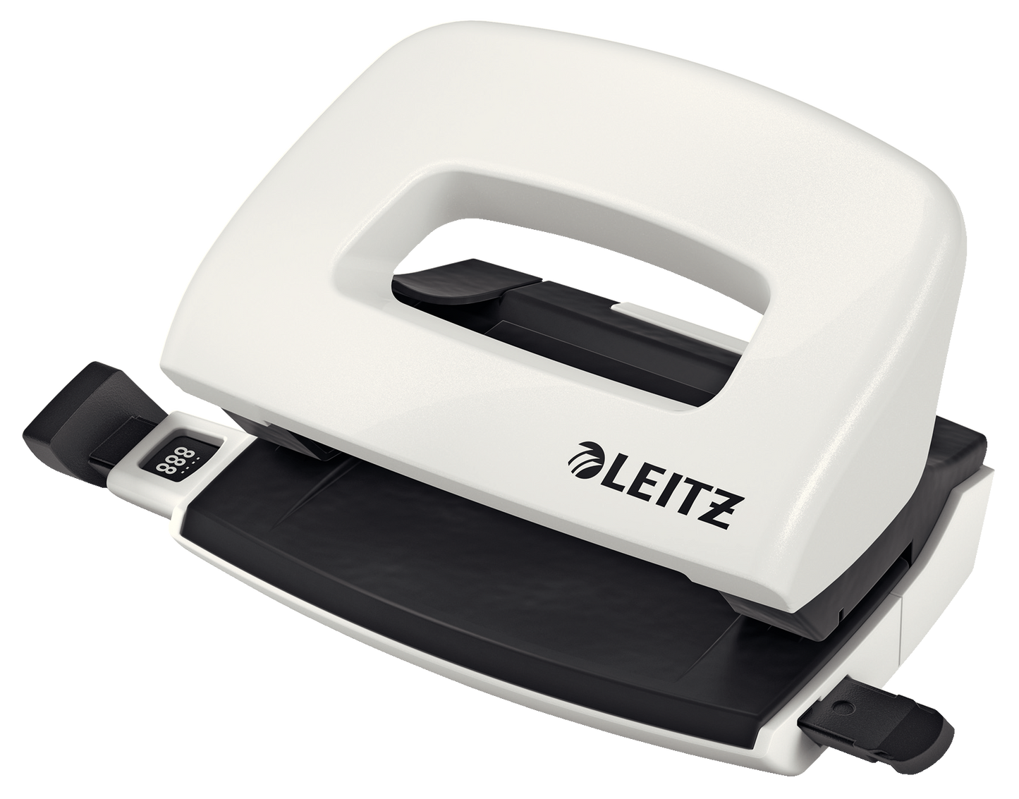 Perforator metalic Leitz WOW 5060 MINI NeXXt Series, 10 coli, alb
