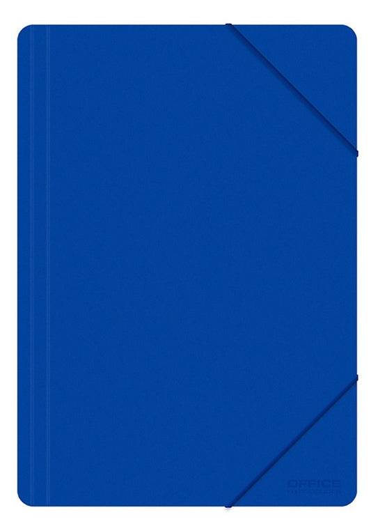 Mapa Plastic Cu Elastic Pe Colturi, 500 Microni, Office Products - Albastru