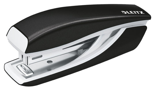 Capsator Metalic Leitz Wow 5528 Mini Nexxt Series, 10 Coli, 1000 Capse P2 Incluse, Negru