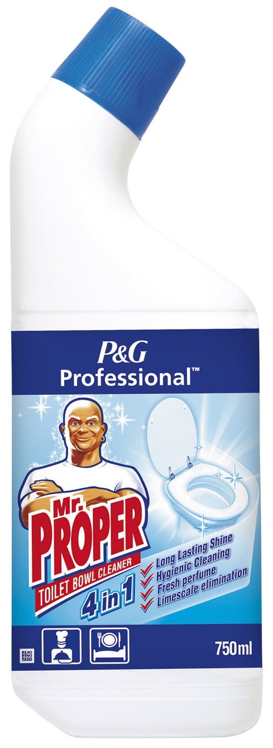 Mr. Proper, Gel Pentru Curatarea Si Dezinfectarea Toaletelor, 750ml