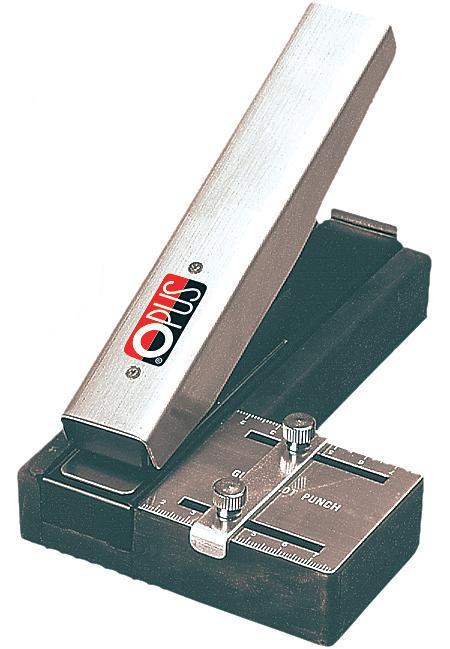 Perforator Cu Distantier Reglabil Gradat, Pentru Ecusoane Laminate, Opus
