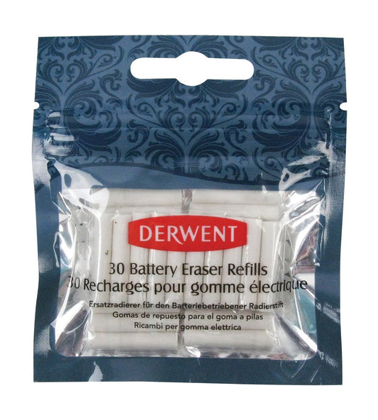 Rezerva Radiera Derwent Professional, Pentru 2301931, 30 Buc/ Set, Alb