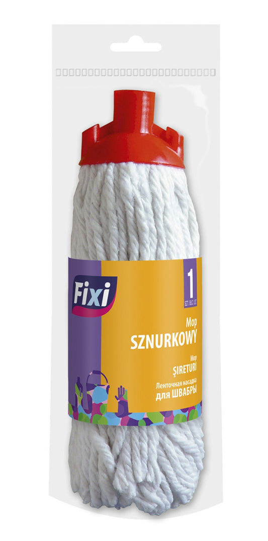Rezerva Mop Standard, Fasii Impletite, Fixi - Alba