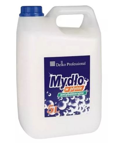 Sapun Lichid, 5 Litri, Antibacterian, Ph-neutru, Cu Glicerina, Delko Profesional - Alb