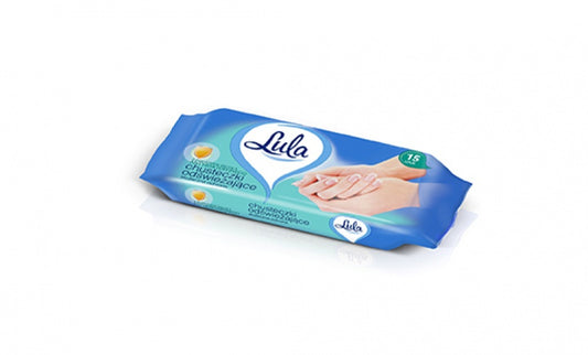 Servetele Umede Antibacteriene, 15 Buc/pachet, Lula