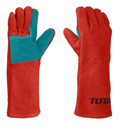 Total - Manusi De Protectie - Sudor - Piele - Marime 16